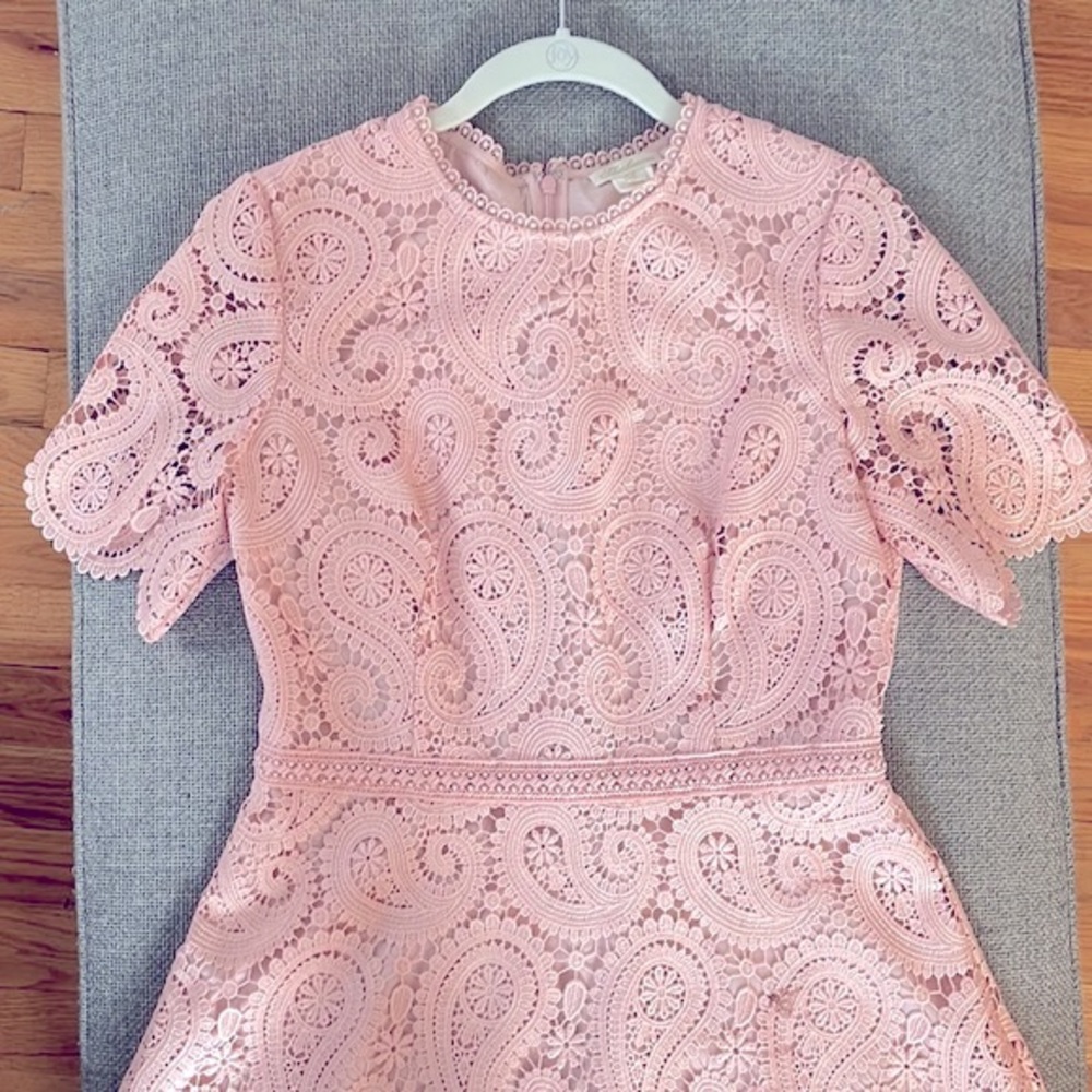 Shoshanna Kiera Lace Fit & Flare Dress - Picture 6 of 15